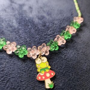 Sanrio Keroppi Pendant Beaded Necklace